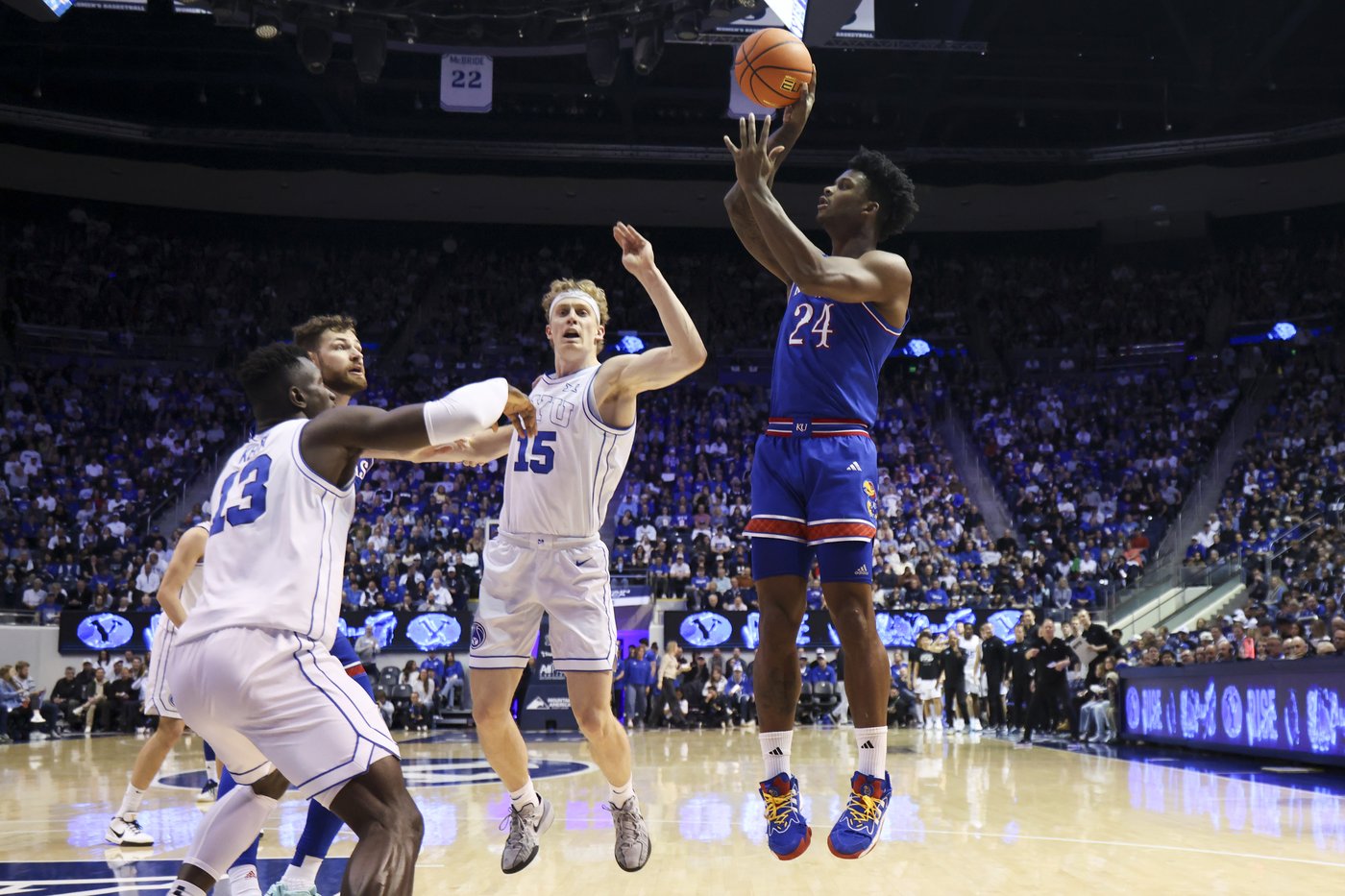No. 23 Kansas' struggles reach low point in 34-point loss to unranked BYU | iNFOnews.ca