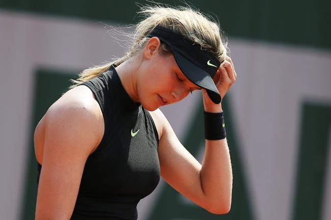 Ailing Bouchard out at French Open after second-round loss to Sevastova | iNFOnews.ca