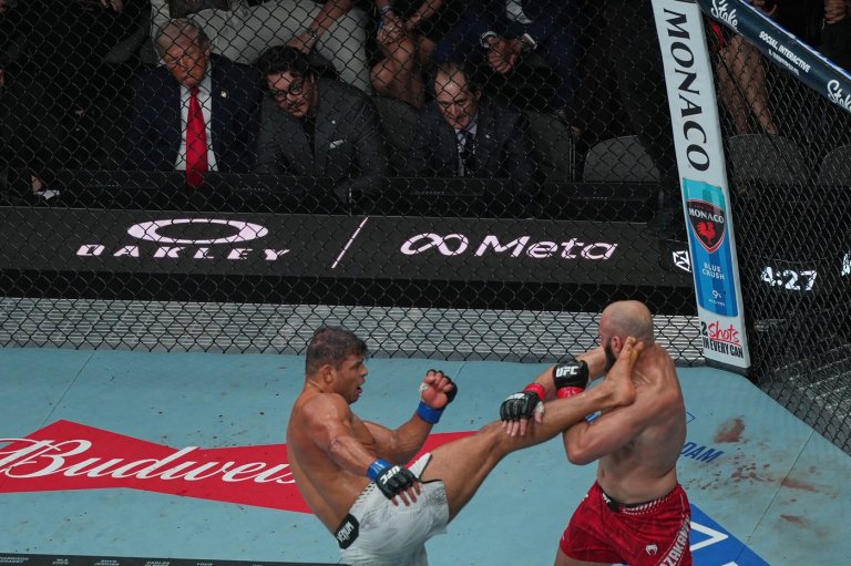 Ulberg delivers first-round KO to win light heavyweight belt as Trump takes spotlight at UFC 327 | iNFOnews.ca