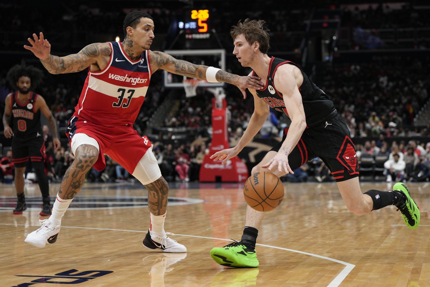Poole scores 30 as Wizards beat Bulls 125-107 | iNFOnews.ca