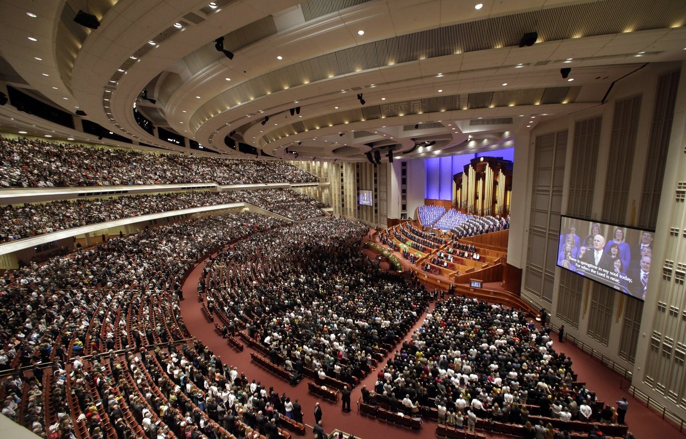 Latter-day Saints hold first general conference without a president in at least a century | iNFOnews.ca