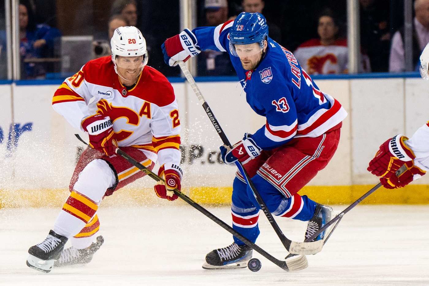 Alexis Lafreniere's hat trick leads Rangers over Flames 4-0 | iNFOnews.ca