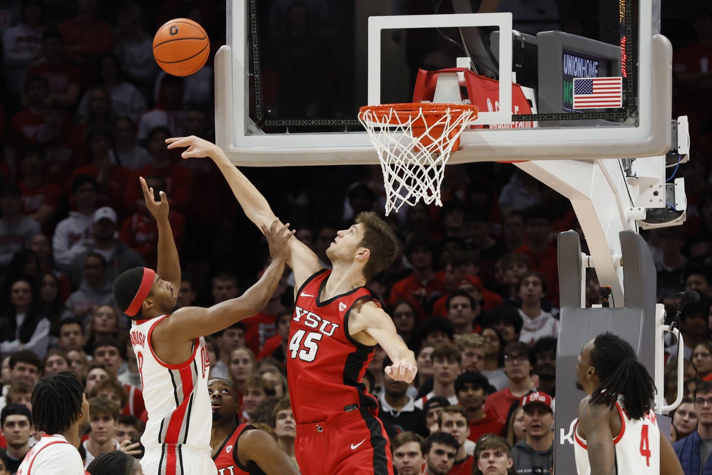 Bradshaw and Mobley each score 16 as newly ranked No. 21 Ohio State routs Youngstown State 81-47 | iNFOnews.ca Bradshaw and Mobley each score 16 as newly ranked No. 21 Ohio State routs Youngstown State 81-47 | iNFOnews.ca