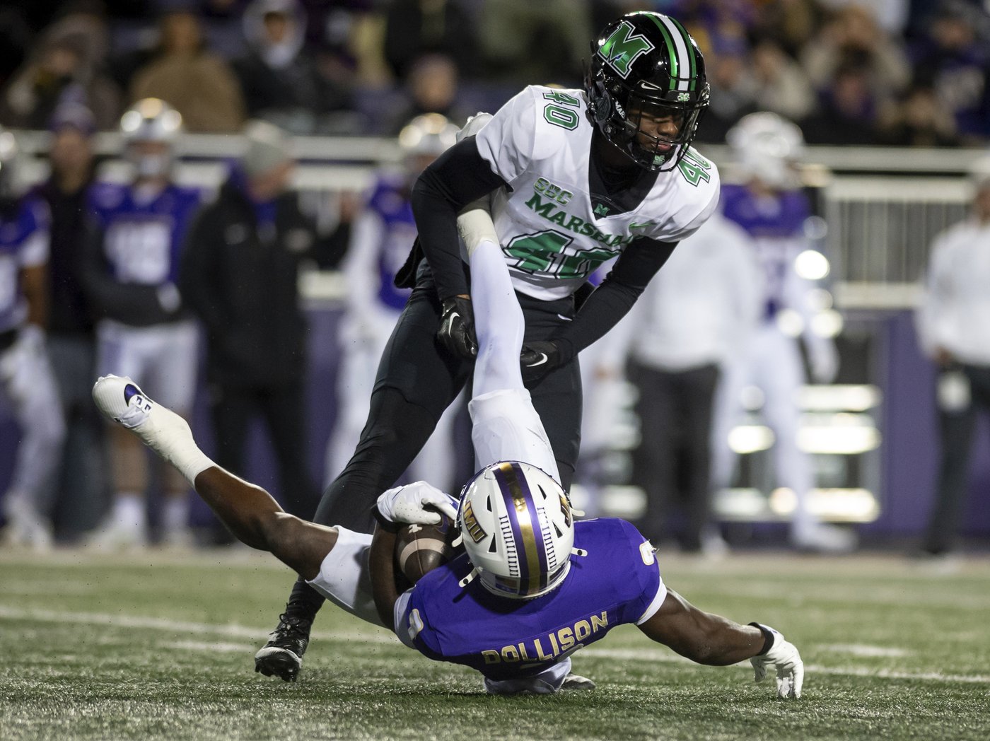 Marshall beats JMU 35-33 in 2OT, clinches program's first berth in Sun Belt Championship | iNFOnews.ca