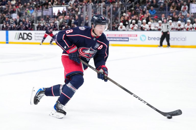 Werenski's milestone and Greaves' shutout lead Blue Jackets to 7th straight win, 4-0 over Blackhawks | iNFOnews.ca