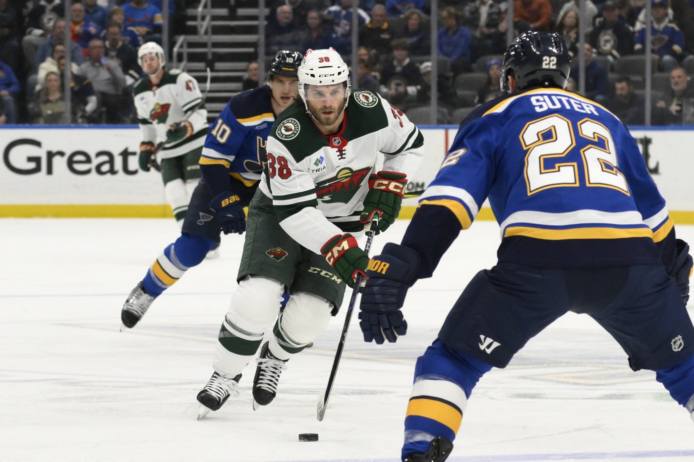 Kirill Kaprizov scores twice to lift the Wild over the Blues 4-2 | iNFOnews.ca Kirill Kaprizov scores twice to lift the Wild over the Blues 4-2 | iNFOnews.ca