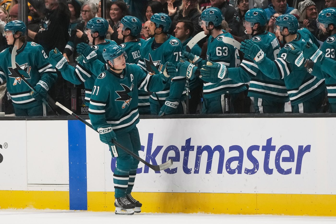 Celebrini notches 14th goal, Sharks beat Bruins 3-1 | iNFOnews.ca Celebrini notches 14th goal, Sharks beat Bruins 3-1 | iNFOnews.ca