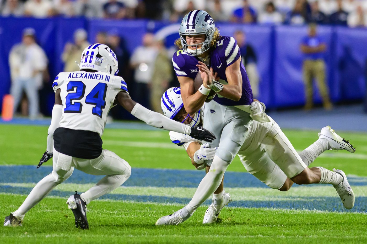 BYU forces 3 turnovers, gets 90-yard punt return TD in 38-9 rout of No. 13 Kansas State | iNFOnews.ca