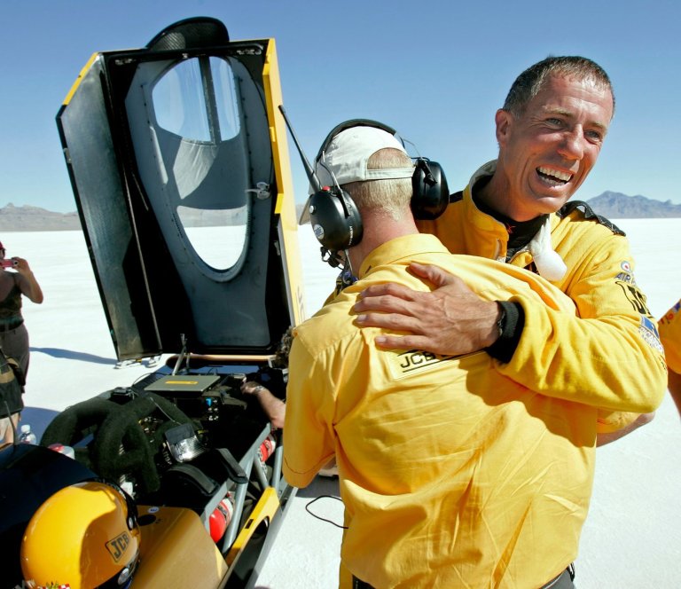 Driver who broke the sound barrier attempts another land speed record in Utah | iNFOnews.ca