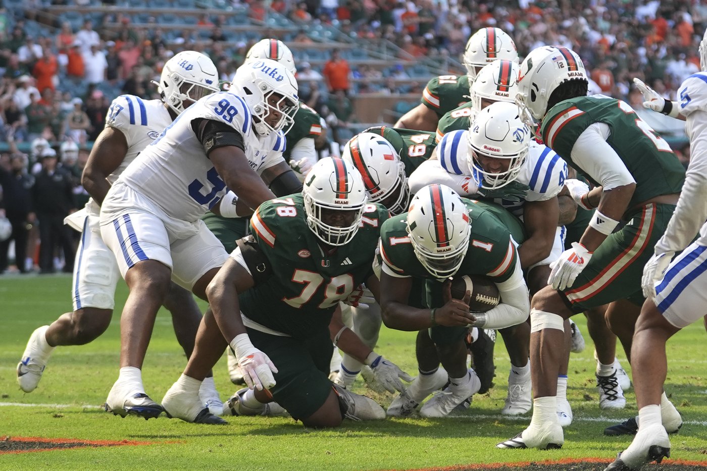 No. 4 Miami, No. 13 SMU sit unbeaten and tied atop ACC and as surprise options for 12-team playoff | iNFOnews.ca