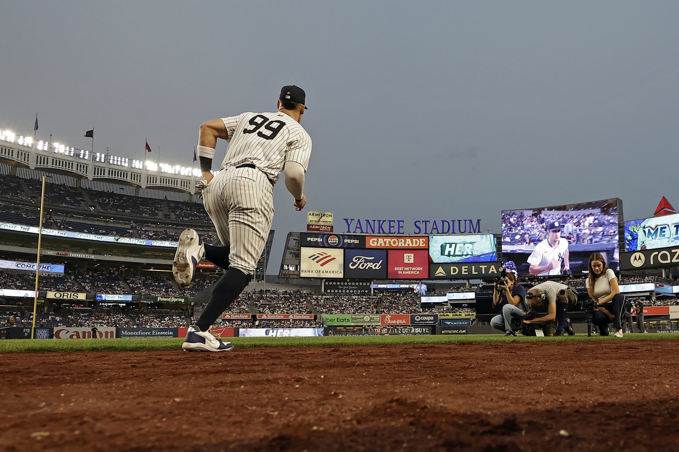 Judge throws gingerly in first outfield appearance since July, but insists arm is 100 per cent | iNFOnews.ca Judge throws gingerly in first outfield appearance since July, but insists arm is 100 per cent | iNFOnews.ca