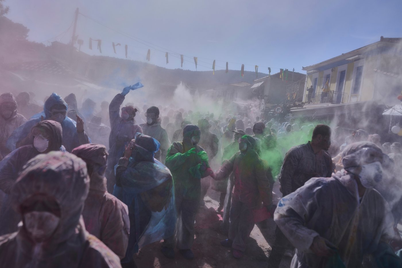 'Flour war' erupts in Greek seaside town as revelers celebrate the start of Lent | iNFOnews.ca
