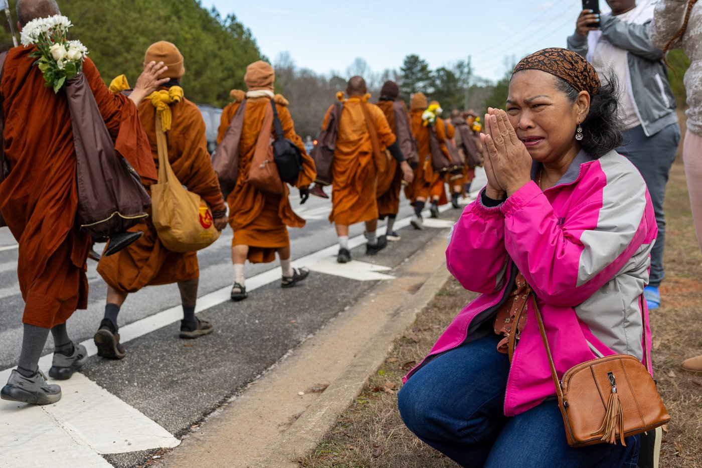 Buddhist monks persist in peace walk despite injuries as thousands follow them on social media | iNFOnews.ca Buddhist monks persist in peace walk despite injuries as thousands follow them on social media | iNFOnews.ca