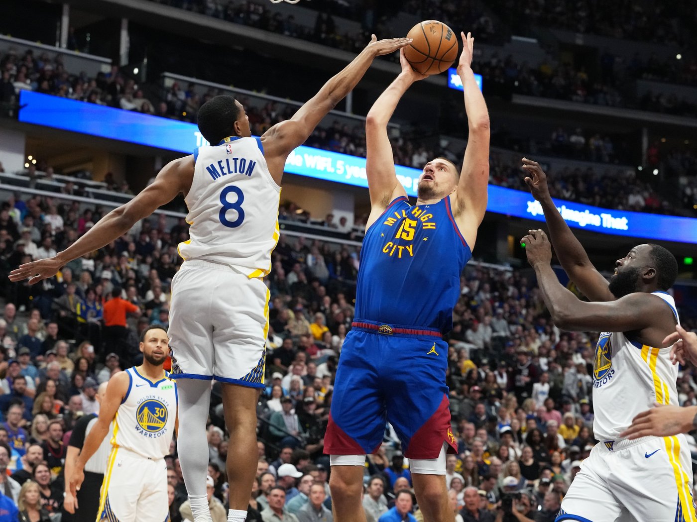 Lendeborg has 31 points, 12 rebounds as Warriors earn 1st win of season by beating Nuggets 134-114 | iNFOnews.ca Lendeborg has 31 points, 12 rebounds as Warriors earn 1st win of season by beating Nuggets 134-114 | iNFOnews.ca