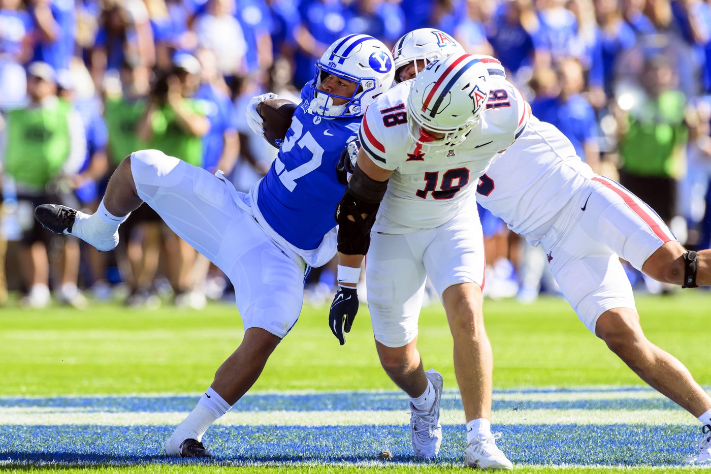 No. 14 BYU forces 4 turnovers and beats Arizona 41-19 for its best start to a season since 2020 | iNFOnews.ca No. 14 BYU forces 4 turnovers and beats Arizona 41-19 for its best start to a season since 2020 | iNFOnews.ca
