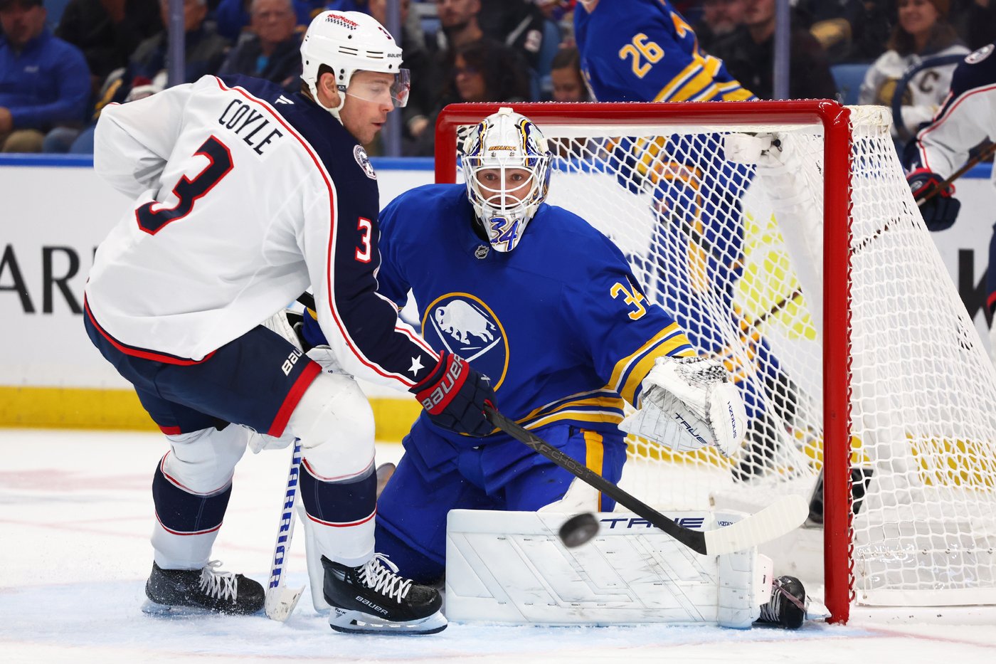 Wood scores 2 including winner in return from injury, lifting Blue Jackets to 4-3 win over Sabres | iNFOnews.ca Wood scores 2 including winner in return from injury, lifting Blue Jackets to 4-3 win over Sabres | iNFOnews.ca