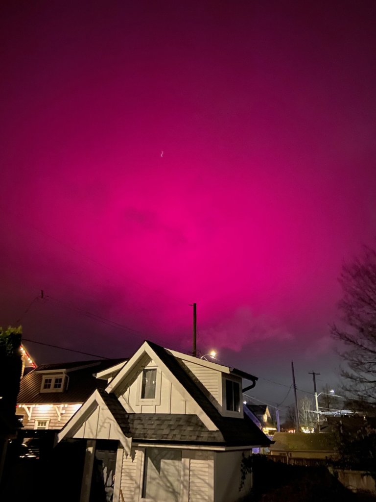 Purple haze in the sky over Delta, B.C., sets off awe, curiosity and questions | iNFOnews.ca