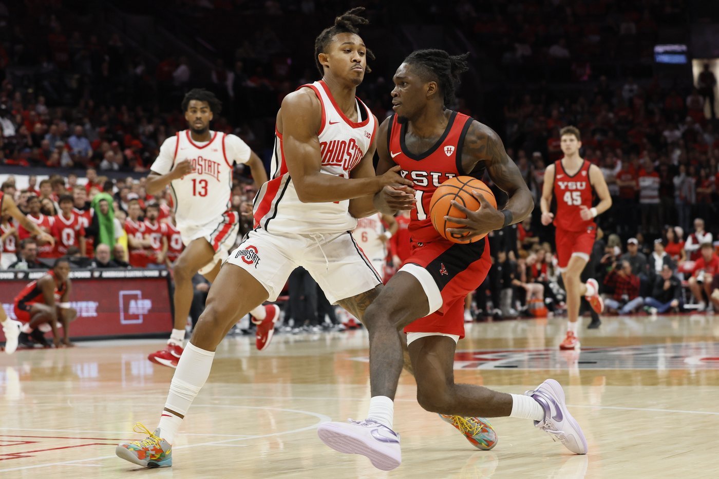 Bradshaw and Mobley each score 16 as newly ranked No. 21 Ohio State routs Youngstown State 81-47 | iNFOnews.ca Bradshaw and Mobley each score 16 as newly ranked No. 21 Ohio State routs Youngstown State 81-47 | iNFOnews.ca