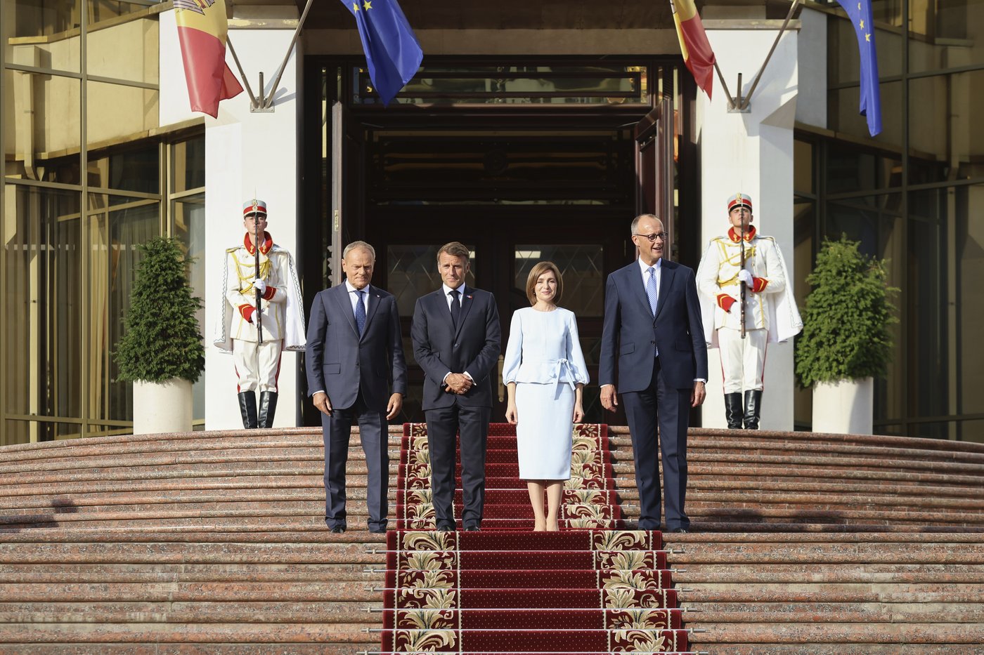 European leaders go to Moldova to mark its Independence Day ahead of a key election | iNFOnews.ca