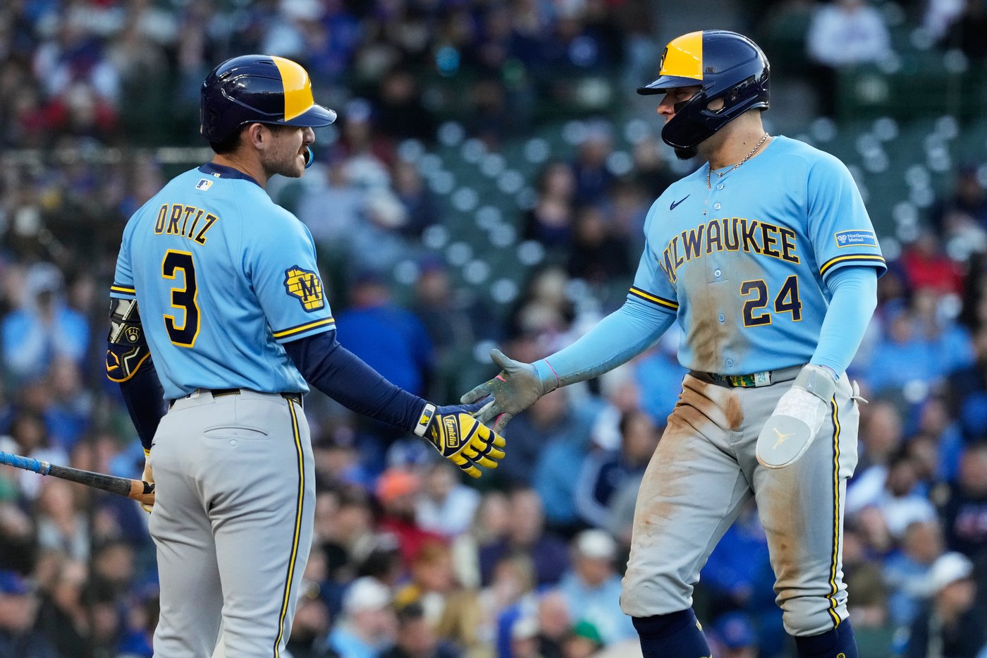 Kyle Harrison strikes out 11 as Brewers sweep sloppy Cubs with 5-0 win | iNFOnews.ca Kyle Harrison strikes out 11 as Brewers sweep sloppy Cubs with 5-0 win | iNFOnews.ca