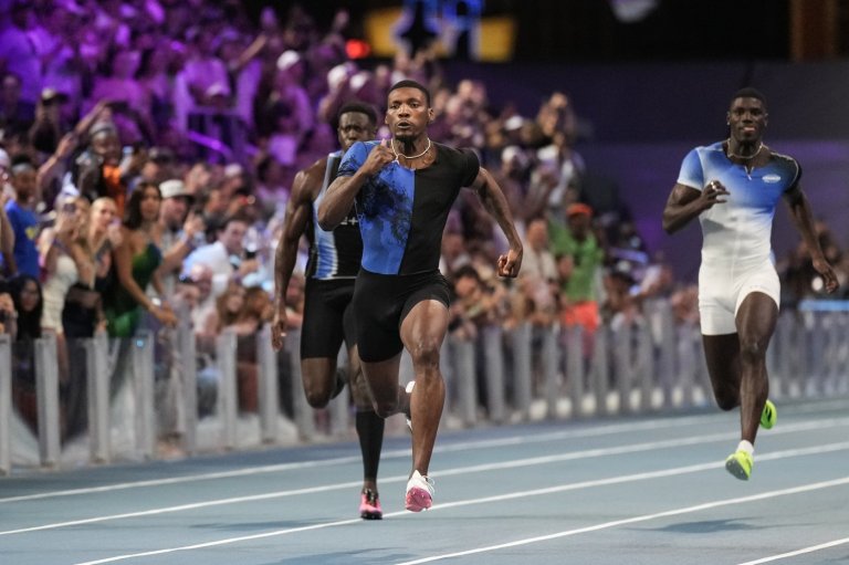 Kerley runs 9.97 at Enhanced Games, where Kristian Gkolomeev gets a $1M bonus for swimming mark | iNFOnews.ca