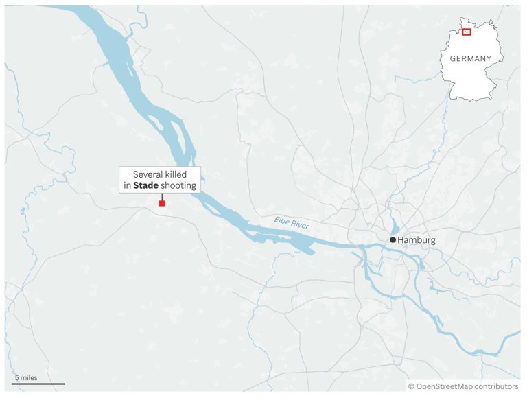 Police say 5 people have died in a shooting in Stade in northern Germany | iNFOnews.ca