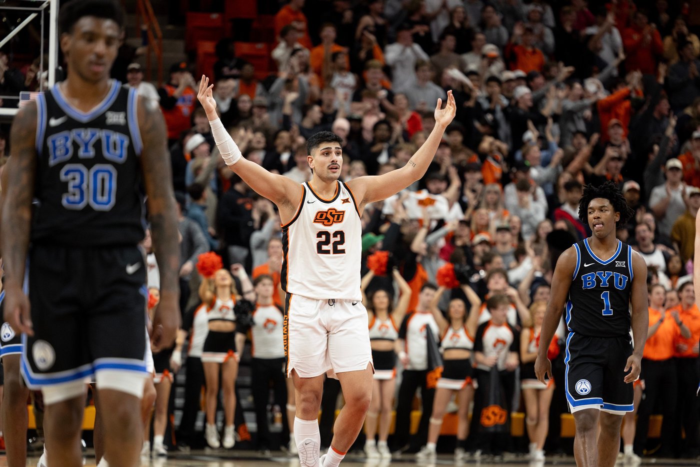 Roy scores 30 and Oklahoma State overcomes big game from Dybantsa to beat No. 16 BYU 99-92 | iNFOnews.ca Roy scores 30 and Oklahoma State overcomes big game from Dybantsa to beat No. 16 BYU 99-92 | iNFOnews.ca