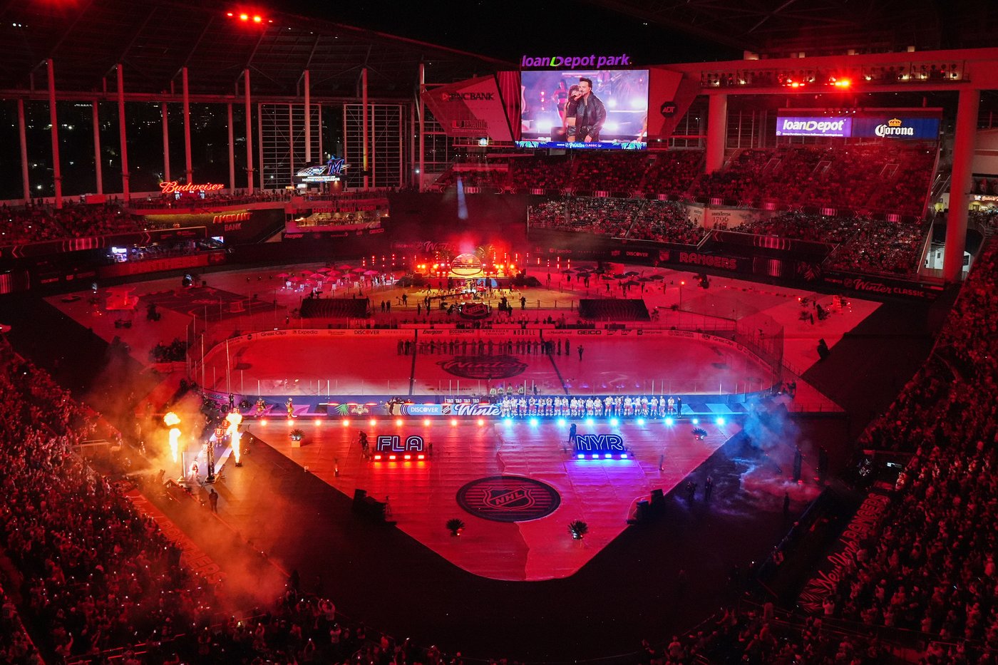 Rangers beat Panthers 5-1 in first outdoor hockey game in Miami. Mika Zibanejad has hat trick | iNFOnews.ca