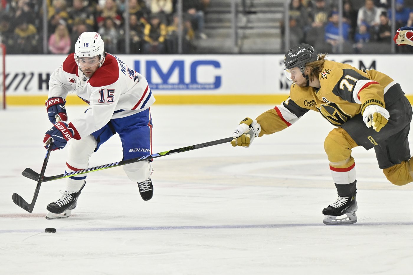 Dach's goal midway through 3rd period rallies Canadiens to 3-2 win over the Golden Knights | iNFOnews.ca