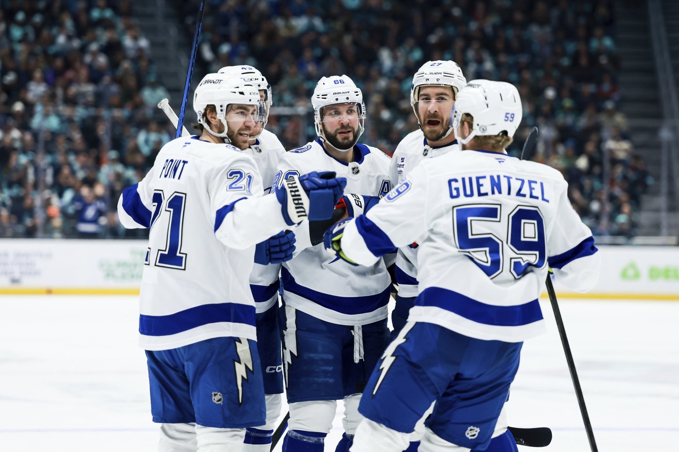 Hagel scores 2, Guentzel has goal and assist as Lightning beat Kraken 5-1 | iNFOnews.ca