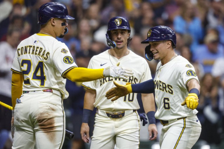 Isaac Collins hits 3-run HR, Jose Quintana pitches into 7th as Brewers beat Phillies 6-3 | iNFOnews.ca