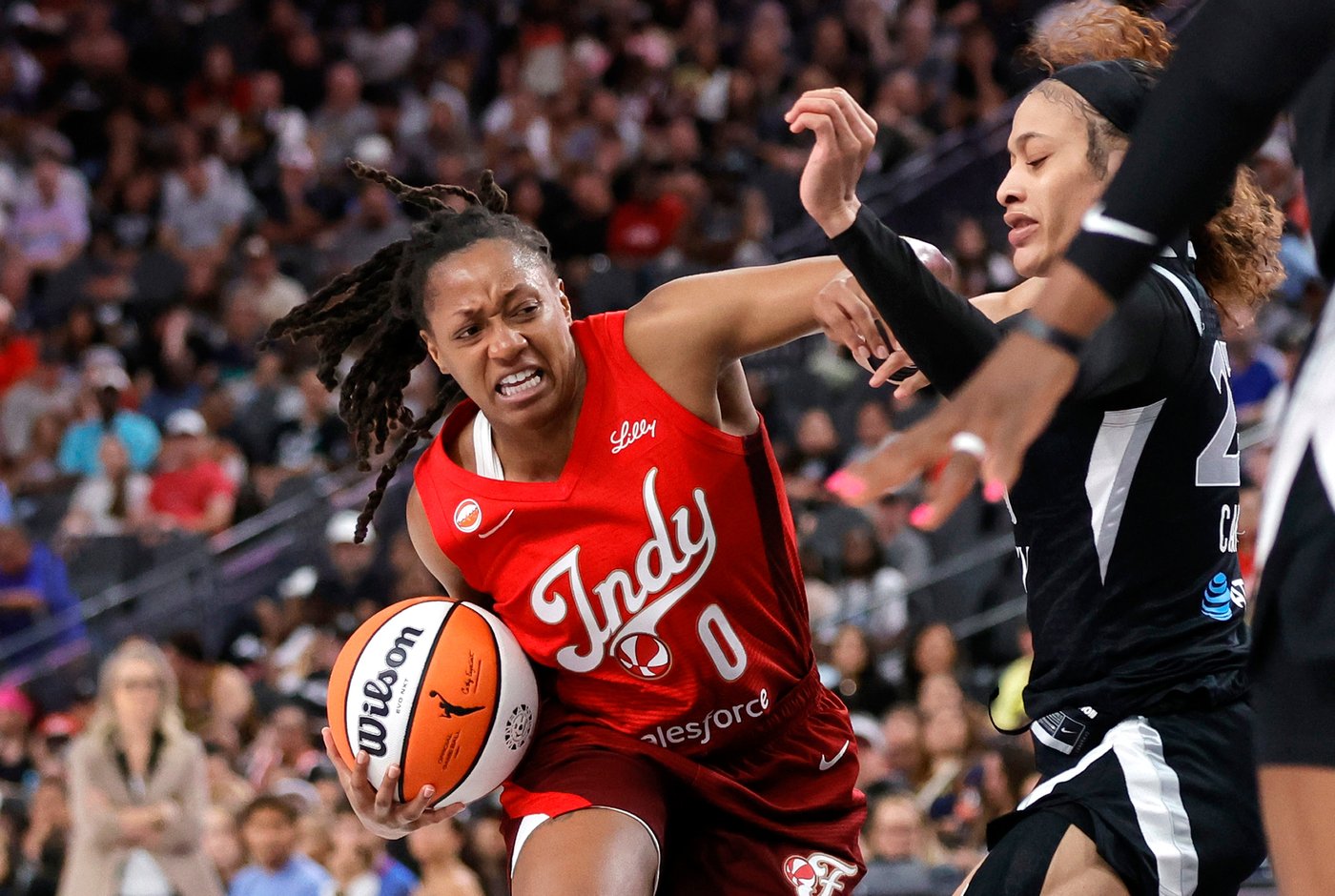Fever, without Caitlin Clark, beat A'ja Wilson-less Aces 84-68 | iNFOnews.ca