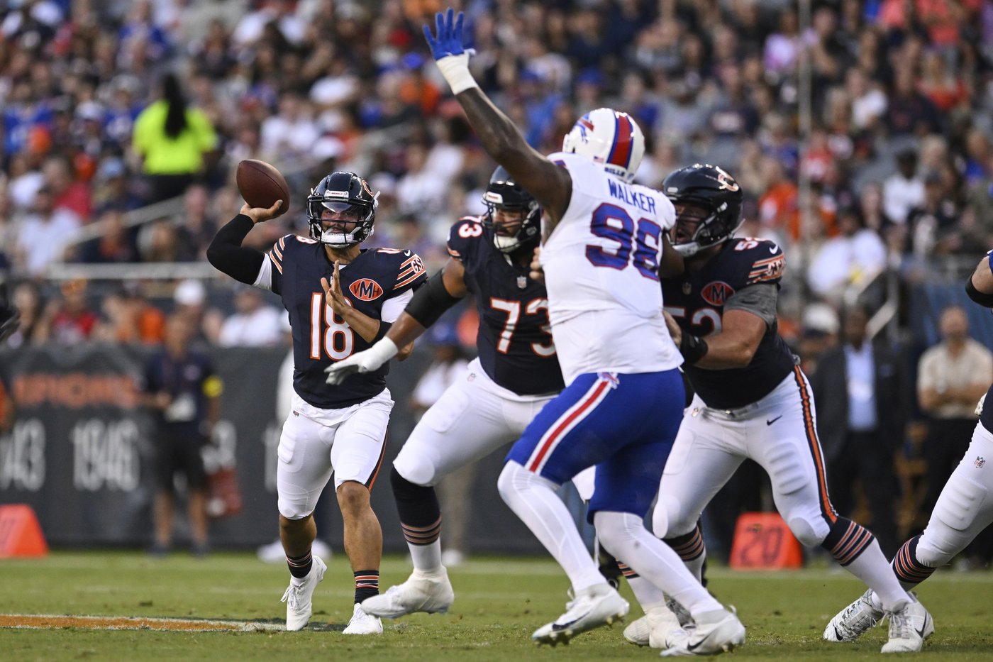 Caleb Williams looks sharp in Ben Johnson's offense as Bears rout Bills 38-0 in preseason | iNFOnews.ca Caleb Williams looks sharp in Ben Johnson's offense as Bears rout Bills 38-0 in preseason | iNFOnews.ca