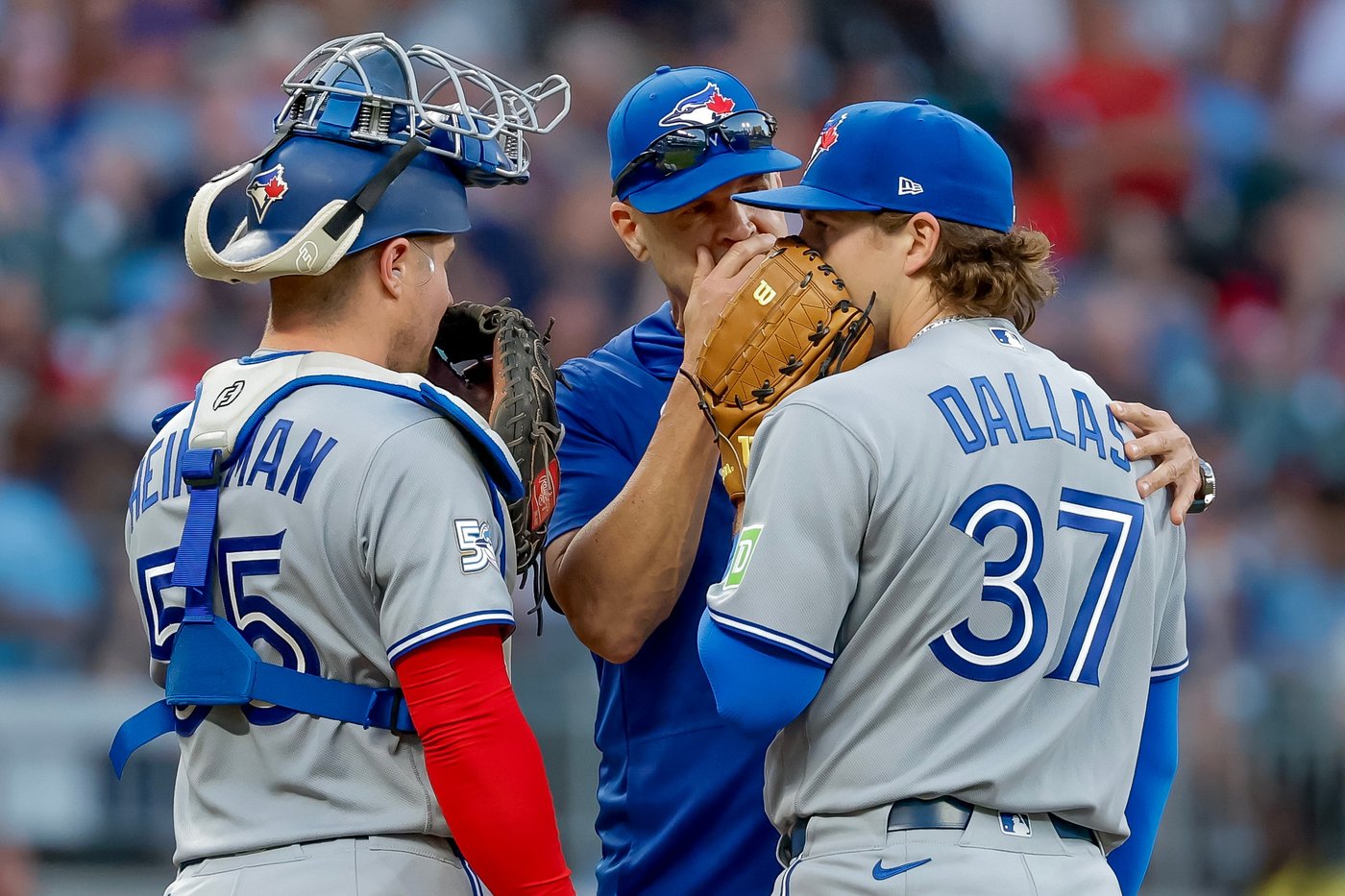Blue Jays rookie Dallas says 'a little God wink' set stage for beating Braves in major league debut | iNFOnews.ca Blue Jays rookie Dallas says 'a little God wink' set stage for beating Braves in major league debut | iNFOnews.ca
