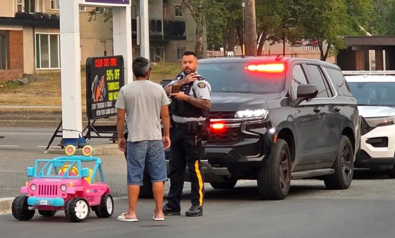 Man arrested for impaired driving of pink Barbie truck in Prince George, B.C. | iNFOnews.ca