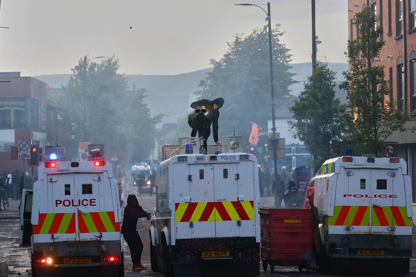 Photos show the aftermath of anti-immigration protests in Northern Ireland | iNFOnews.ca