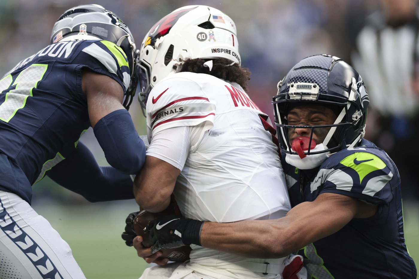 Coby Bryant's pick-6 highlights big day for Seahawks' defense in 16-6 win over Cardinals | iNFOnews.ca