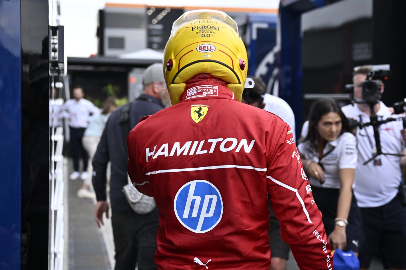 Lewis Hamilton says he's 'useless' and suggests a driver change at Ferrari after teammate takes pole | iNFOnews.ca