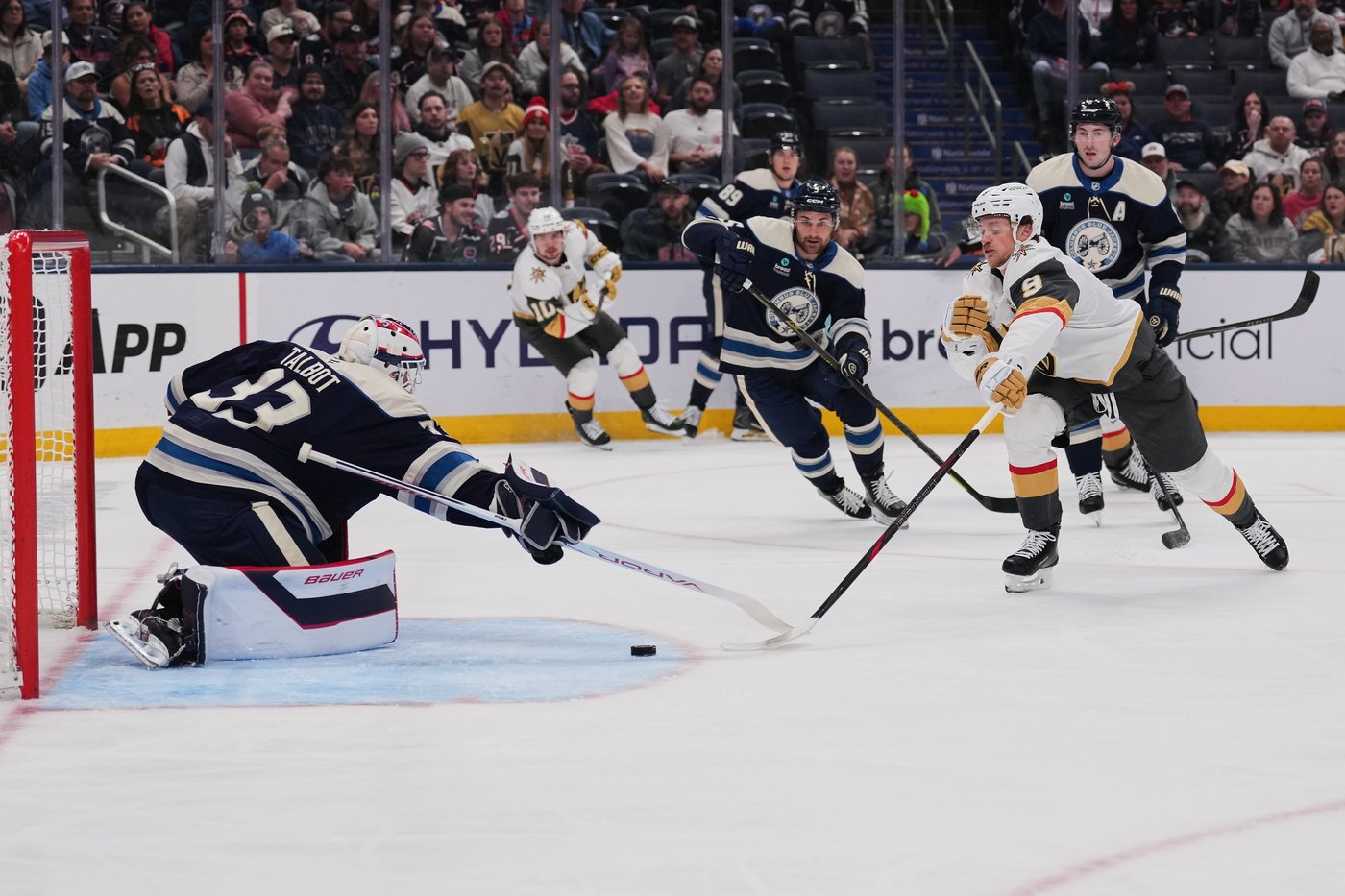 Fantilli scores on OT power play as Blue Jackets edge Golden Knights 2-1 | iNFOnews.ca