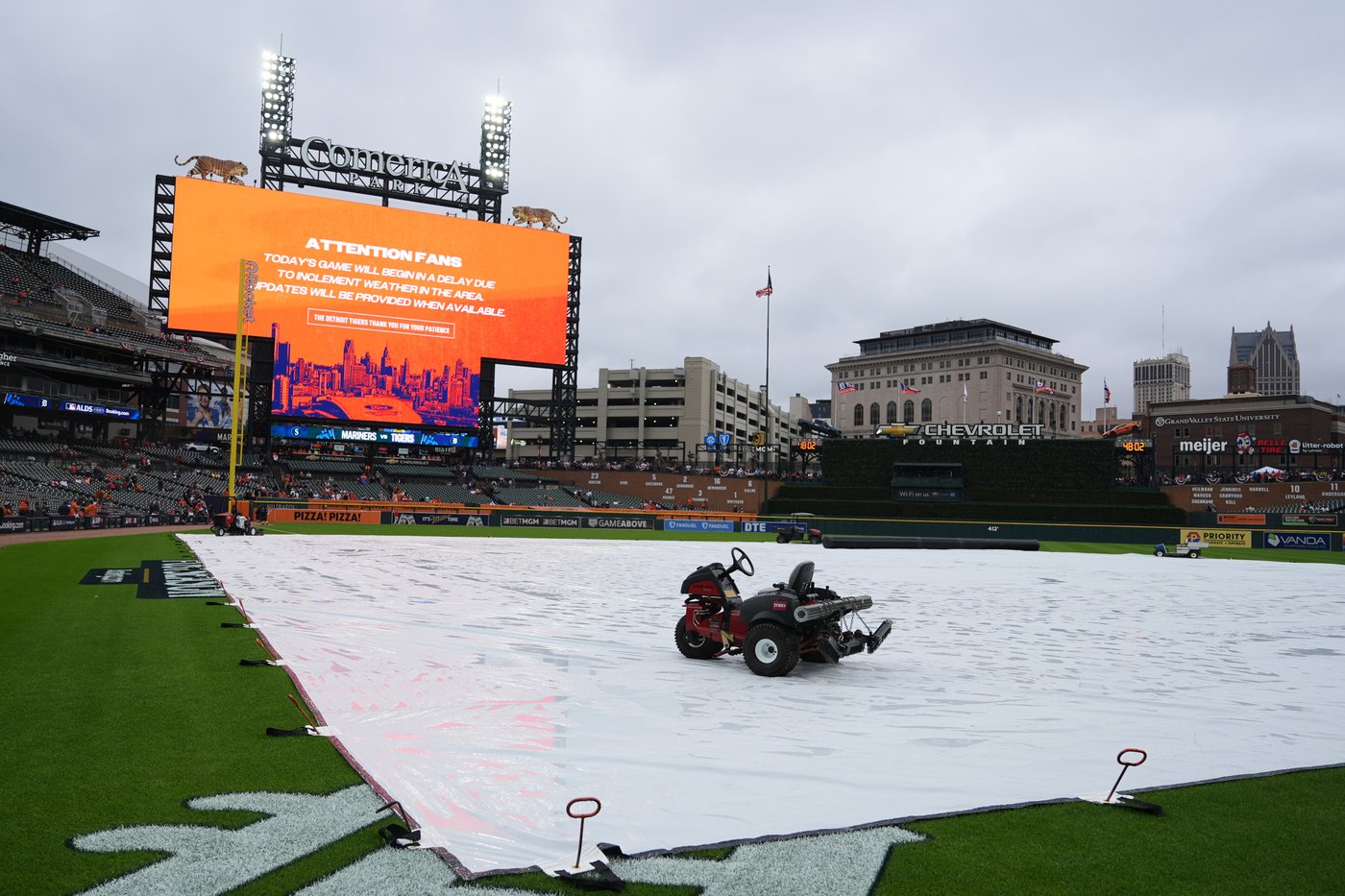 Tigers-Mariners ALDS Game 3 starts after nearly 3-hour delay, moves to FS2, MLB Network, Fox One App | iNFOnews.ca Tigers-Mariners ALDS Game 3 starts after nearly 3-hour delay, moves to FS2, MLB Network, Fox One App | iNFOnews.ca