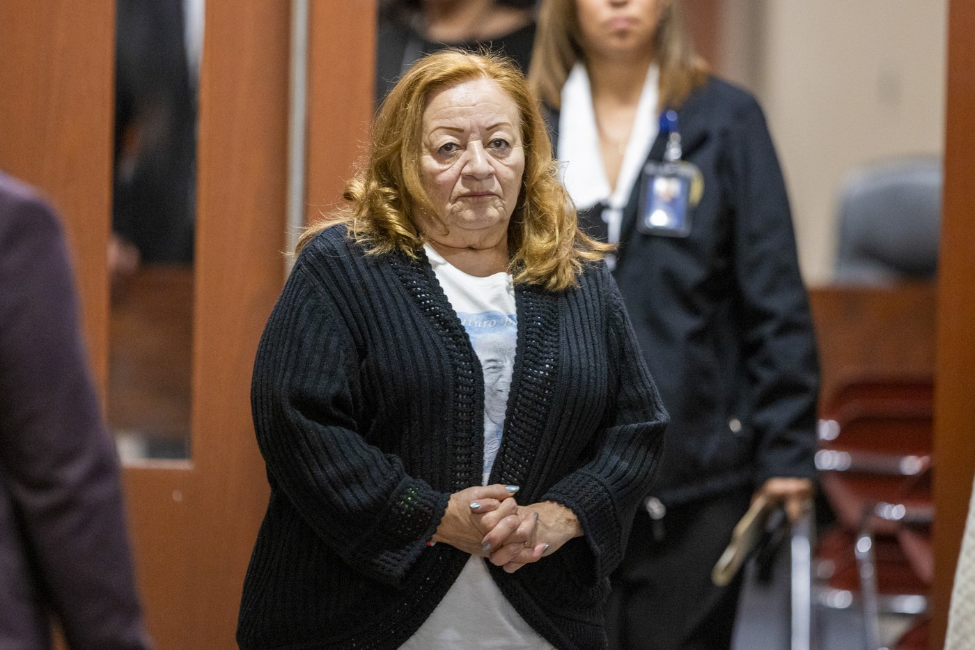 A woman hugs the man who fatally shot her brother and 22 more in a racist attack at a Texas Walmart | iNFOnews.ca