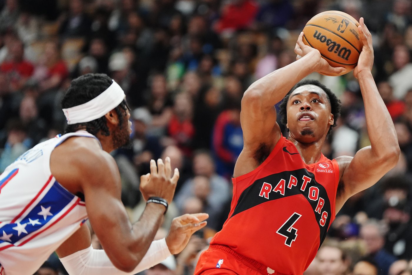 Scottie Barnes leads Raptors past Sixers 115-107; Toronto's bench steps up | iNFOnews.ca