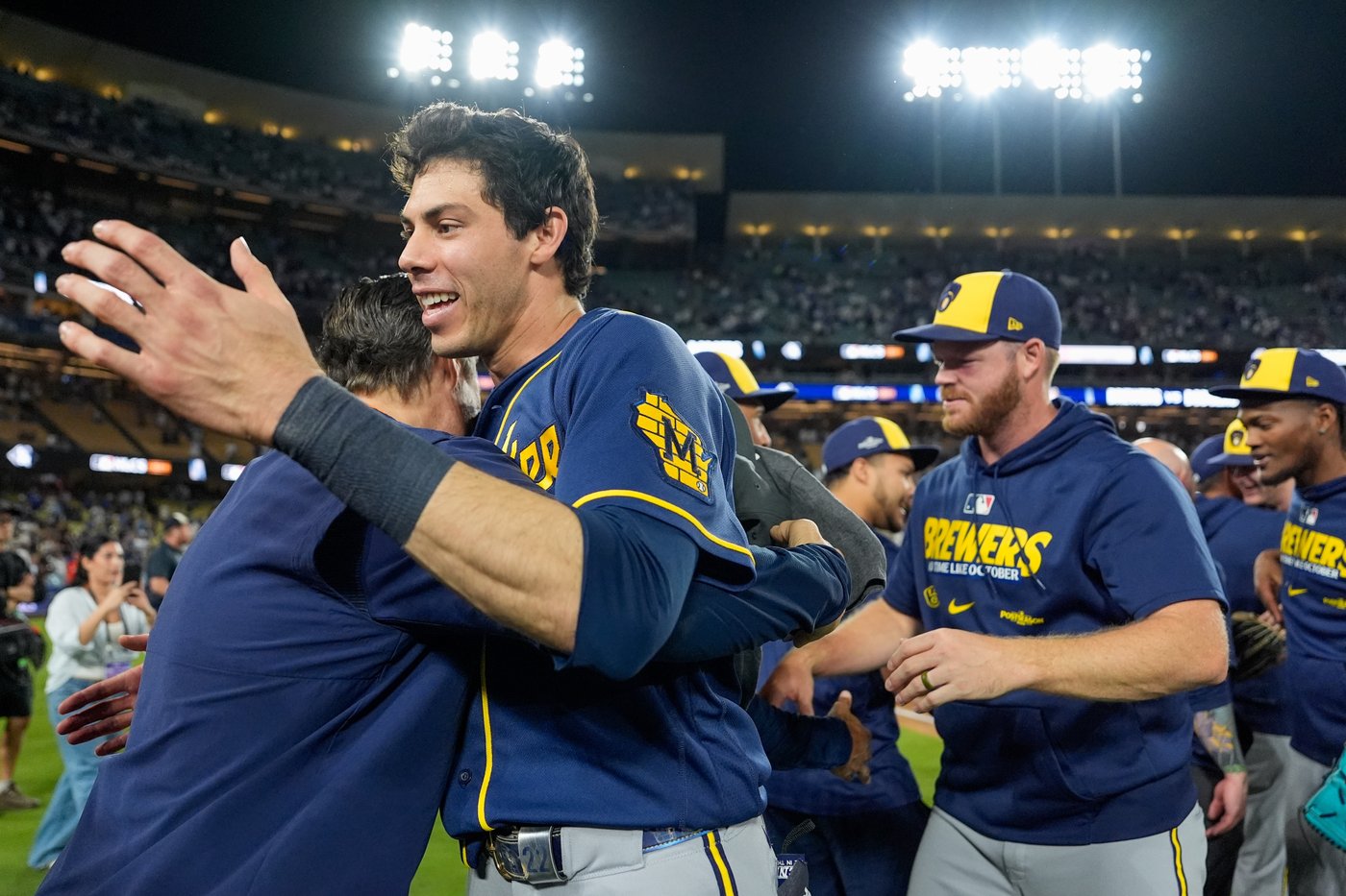 Christian Yelich's simple World Series message for title-less Brewers: Expect to be here | iNFOnews.ca Christian Yelich's simple World Series message for title-less Brewers: Expect to be here | iNFOnews.ca