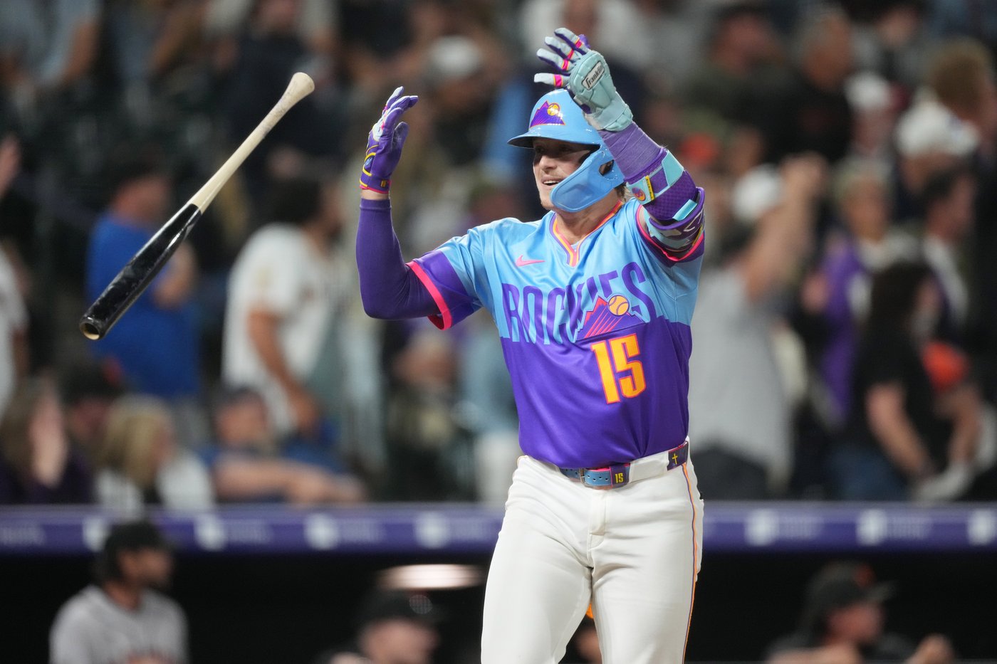Tovar, Goodman homer in 5-run 9th, Rockies beat Giants 8-6 | iNFOnews.ca