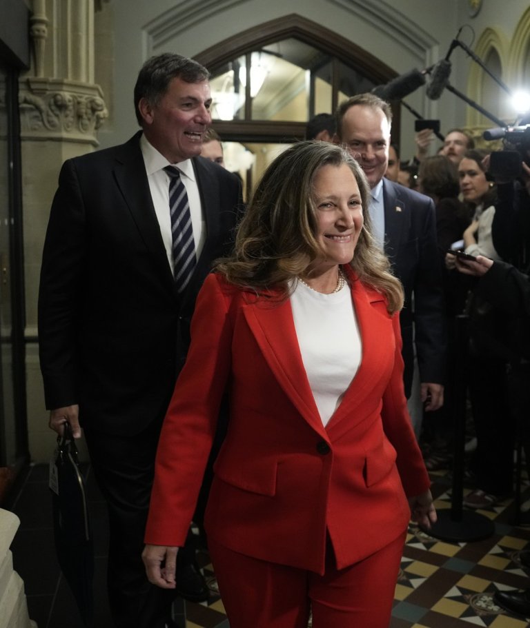 Freeland will move to U.K. for new job at prestigious Rhodes Trust | iNFOnews.ca