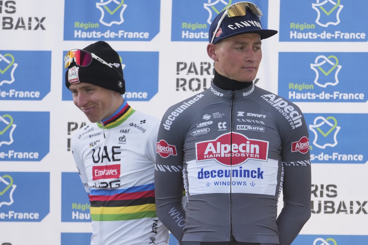 Van der Poel wins Paris-Roubaix again with Pogačar in second place after late crash | iNFOnews.ca