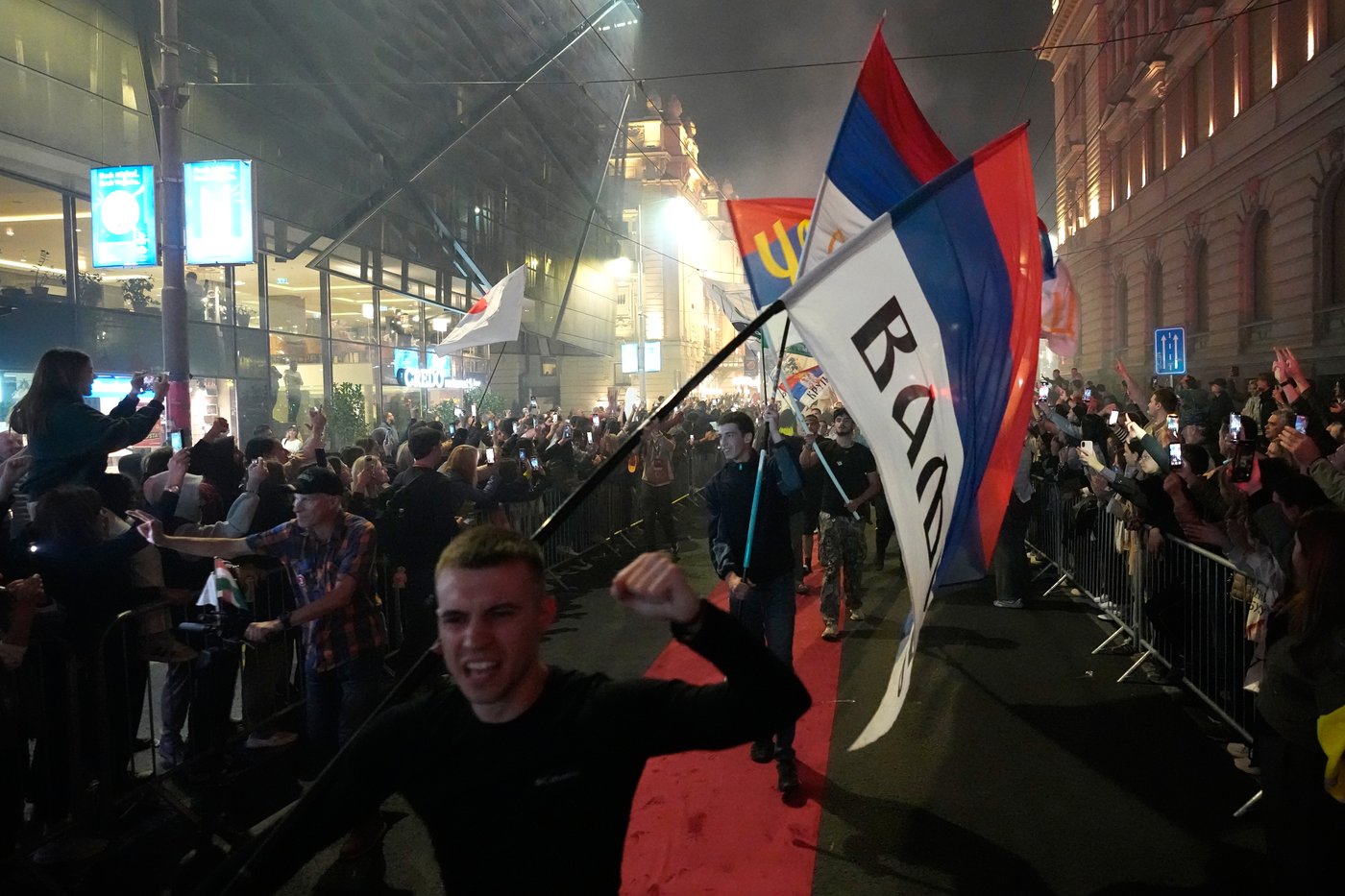 Students march into Belgrade while populist Vucic holds rally in Serbia's south ahead of vote | iNFOnews.ca Students march into Belgrade while populist Vucic holds rally in Serbia's south ahead of vote | iNFOnews.ca