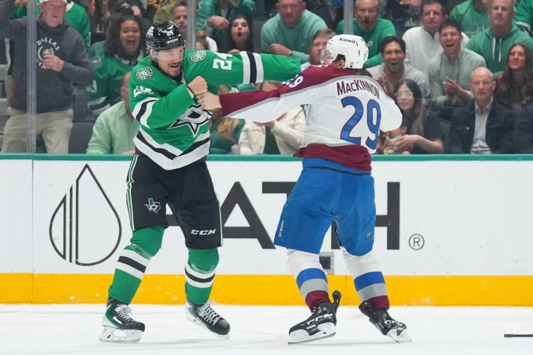 Martin Necas has 2 goals to lead the short-handed Avs past the Stars, 3-2 | iNFOnews.ca