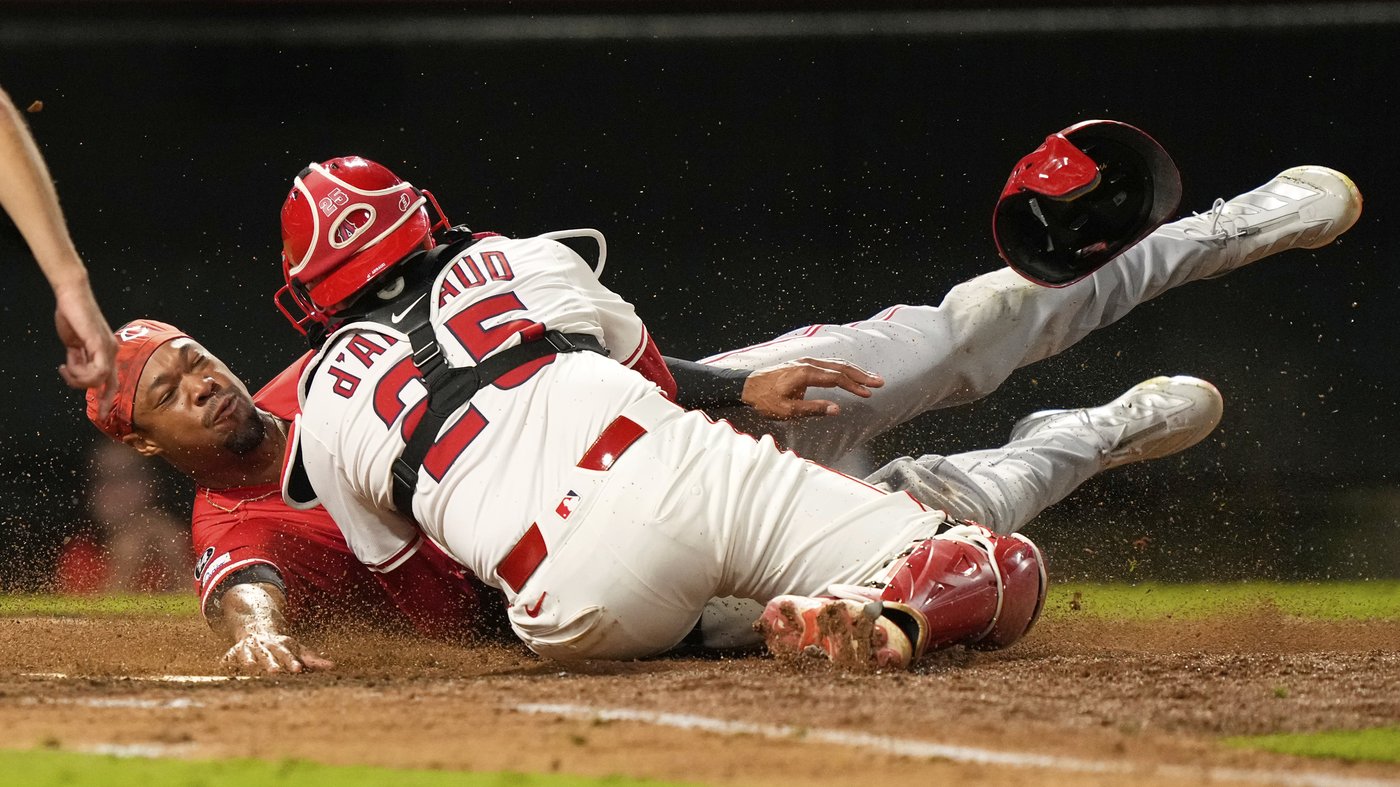 Greene has 12 Ks, Marte hits a HR and drives in 2 as Reds beat Angels 6-4 | iNFOnews.ca