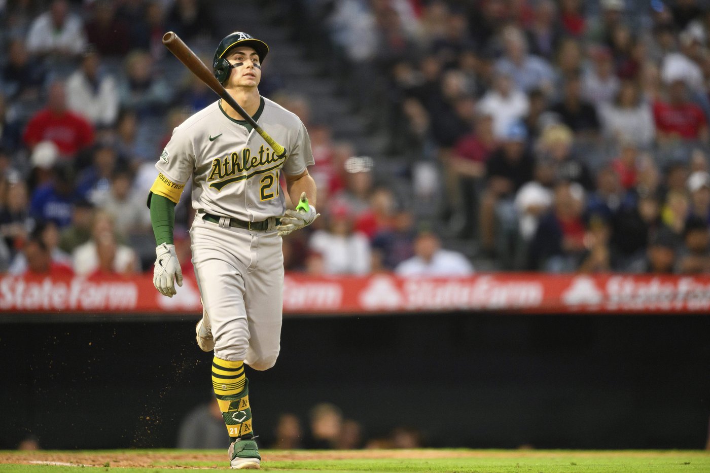 Kikuchi carries shutout into 8th and Angels beat A's 7-4 despite Clarke's amazing catch | iNFOnews.ca Kikuchi carries shutout into 8th and Angels beat A's 7-4 despite Clarke's amazing catch | iNFOnews.ca